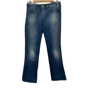 Miss Sixty Womens Mary J Jeans Sz 27 Flare Leg Low Rise Italy Vintage Bootcut